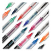 Vision Elite Rollerball Pen, Stick, Bold 0.8 Mm, Assorted Ink And Barrel Colors, 8/Pack