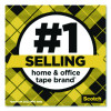Double-Sided Permanent Tape In Handheld Dispenser, 1" Core, 0.5" x 500", 6/Pack