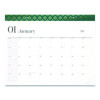 Workstyle Monthly Desk Pad Calendar, 21.75 x 17, White Sheets, Teal Headband/Clear Corners, 12-Month (Jan-Dec): 2026