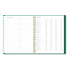 Workstyle Poly Monthly Planner, 11 x 8.5, Teal Cover, 12 Month (Jan-Dec): 2026