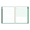 Emerald Isle Weekly/Monthly Planner, 11 x 8.5, Green Marbled Cover, 12-Month (Jan-Dec): 2026