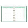 Emerald Isle Weekly/Monthly Planner, 11 x 8.5, Green Marbled Cover, 12-Month (Jan-Dec): 2026
