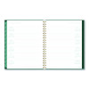 Emerald Isle Weekly/Monthly Planner, 11 x 8.5, Green Marbled Cover, 12-Month (Jan-Dec): 2026