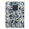 Elizabeth Weekly/Monthly Planner, 8.5 x 5.5, Floral Artwork, Blue Cover, 12-Month (Jan-Dec): 2026
