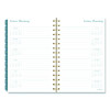 Midnight Garden Weekly/Monthly Planner, 8.5 x 5.5, Floral Artwork, Black/Pink/Green Cover, 12-Month (Jan-Dec): 2026