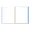 Weekly/Monthly Calista Floral Planners, 11 x 8.5, Floral Artwork, Blue/Purple/Green Cover, 13 Month: Jan 2026 To Jan 2027