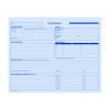 Employee Personnel File Jacket, Unpunched, Straight Tab, Letter Size, Blue, 20/Pack