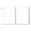 Mimi Pink Weekly/Monthly Planner, Floral Artwork, 11 x 8.5, Pink/Blue/Rose Cover, 12-Month (Jan To Dec): 2026