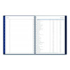 Passages Weekly Appointment Book And Monthly Planner, 11 x 8.5, Navy Cover, 12-Month (Jan To Dec): 2026