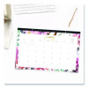 Kelly Ventura Magenta Bloom Desk Pad Calendar, 17 x 11, Floral Artwork, White/Multicolor Sheets, 12-Month (Jan To Dec): 2026