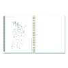 Mimosa Weekly/Monthly Planner, 11 x 8.5, Floral Artwork, Yellow/Green/White Cover, 12-Month (Jan To Dec): 2026