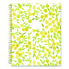 Mimosa Weekly/Monthly Planner, 11 x 8.5, Floral Artwork, Yellow/Green/White Cover, 12-Month (Jan To Dec): 2026