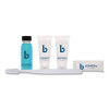 Amenities Kit, Mouth Rinse, Toothbrush, Toothpaste, Body Wash, Shampoo, Green Tea Lemongrass, 12 Kits/Carton