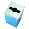 29 Gallon Trash/Recycling Cans, Steel, Blue Recycling Can w/Mixed Lid, Green Recycling Can And Black Trash Can With Sq Lid