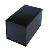 29 Gallon Trash/Recycling Cans, Steel, Black Can With Square Lid