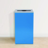 29 Gallon Trash/Recycling Cans, Steel, Blue Can With Mixed Lid