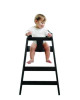 Wooden Stackable High Chair, Supports Up To 50 Lb, 29.02" h, Espresso
