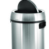 17 Gallon Stainless Steel Commercial Trash Can With Swing Lid