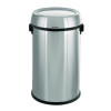 17 Gallon Stainless Steel Commercial Trash Can With Swing Lid