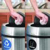 17 Gallon Stainless Steel Open Top Recycling Bin And Trash Receptacle