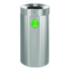 27 Gallon Stainless Steel Compost Can, Brushed Stainless Steel