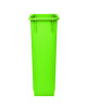 Slim 23 Gallon Recycling Bin, Plastic, Lime Green