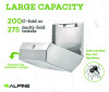 Horizontal C-Fold/Multi-Fold Paper Towel Dispenser, 7.08 x 3.93 x 10.82, Brushed Nickel