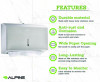 Horizontal C-Fold/Multi-Fold Paper Towel Dispenser, 7.08 x 3.93 x 10.82, Brushed Nickel