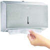 Horizontal C-Fold/Multi-Fold Paper Towel Dispenser, 7.08 x 3.93 x 10.82, Brushed Nickel