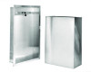 Stainless Steel Recessed 12 Gal Leak-Proof Waste Receptacle, Brushed Stainless Steel