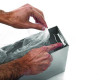 Stainless Steel Recessed 12 Gal Leak-Proof Waste Receptacle, Brushed Stainless Steel