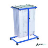 Blueprint Storage Cabinet Steel Vertical Plan Center, Assorted Document Sizes, 15" x 27" To 47.25" x 32.5" To 57", Blue
