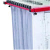 Blueprint Storage Cabinet Steel Vertical Plan Center, Assorted Document Sizes, 15" x 27" To 47.25" x 32.5" To 57", Red