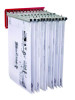 Large File Blueprint Pivot Wall Rack, Assorted Document Sizes Accommodated, 11" x 15.8" x 23.9", Red
