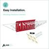 Large File Blueprint Pivot Wall Rack, Assorted Document Sizes Accommodated, 11" x 15.8" x 23.9", Red