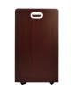 50-Compartment Mobile Wood Blueprint Rolled File Storage Organizer, 50 Compartments, 30 x 15.75 x 28.5, Mahogany