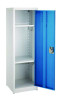 Steel Storage Locker, 1 Compartment, 15 x 15 x 48, Blue