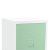 Steel Storage Locker, 1 Compartment, 15 x 15 x 48, Misty Green