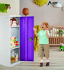 Steel Storage Locker, 1 Compartment, 15 x 15 x 48, Purple
