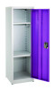 Steel Storage Locker, 1 Compartment, 15 x 15 x 48, Purple