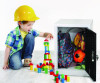 Steel Storage Locker, 1 Compartment, 15 x 15 x 24, Black