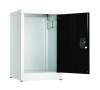 Steel Storage Locker, 1 Compartment, 15 x 15 x 24, Black