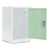 Steel Storage Locker, 1 Compartment, 15 x 15 x 24, Misty Green