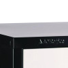 Steel Storage Locker, 1 Compartment, 12 x 12 x 72, Black Body/White Doors