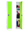 Steel Storage Locker, 1 Compartment, 12 x 12 x 72, Green