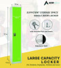 Steel Storage Locker, 1 Compartment, 12 x 12 x 72, Green