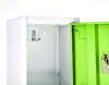 Steel Storage Locker, 2 Compartment, 12 x 12 x 72, Green