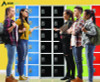 Steel Storage Locker, 6 Compartment, 12 x 12 x 72, Black