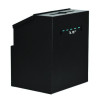 Wall Mountable Steel Suggestion Secure Drop Box With Key, 7 x 6 x 8.5, Stainless Steel 304, Black
