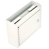Medium Size Steel Multi-Purpose Secure Drop Box, 9.8 x 3.4 x 7.5, White
